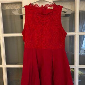 Francesca's Red Dress - size M